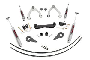Chevrolet C1500 Suspension Lift Kit - Rear - Rough Country - 2-3 Inch Lift, N3 Series - Red - '88-'99